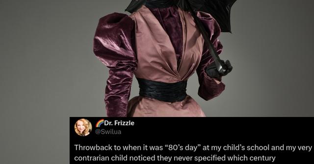 student dresses up for 80s day - goes viral