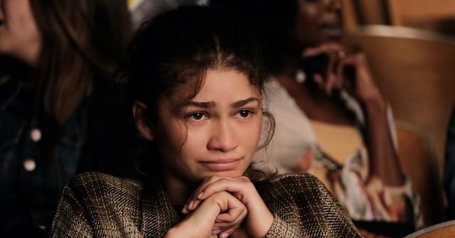 Zendaya as Rue Bennett in the Season 2 finale of 'Euphoria'