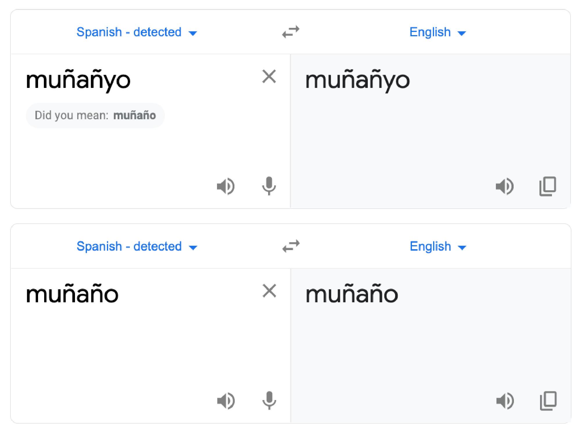 Muneno spanish