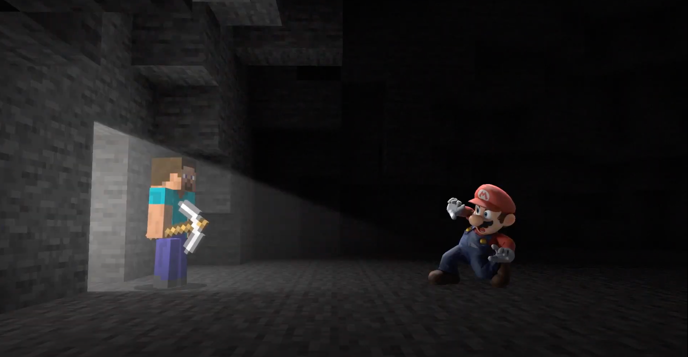 minecraft on super smash bros