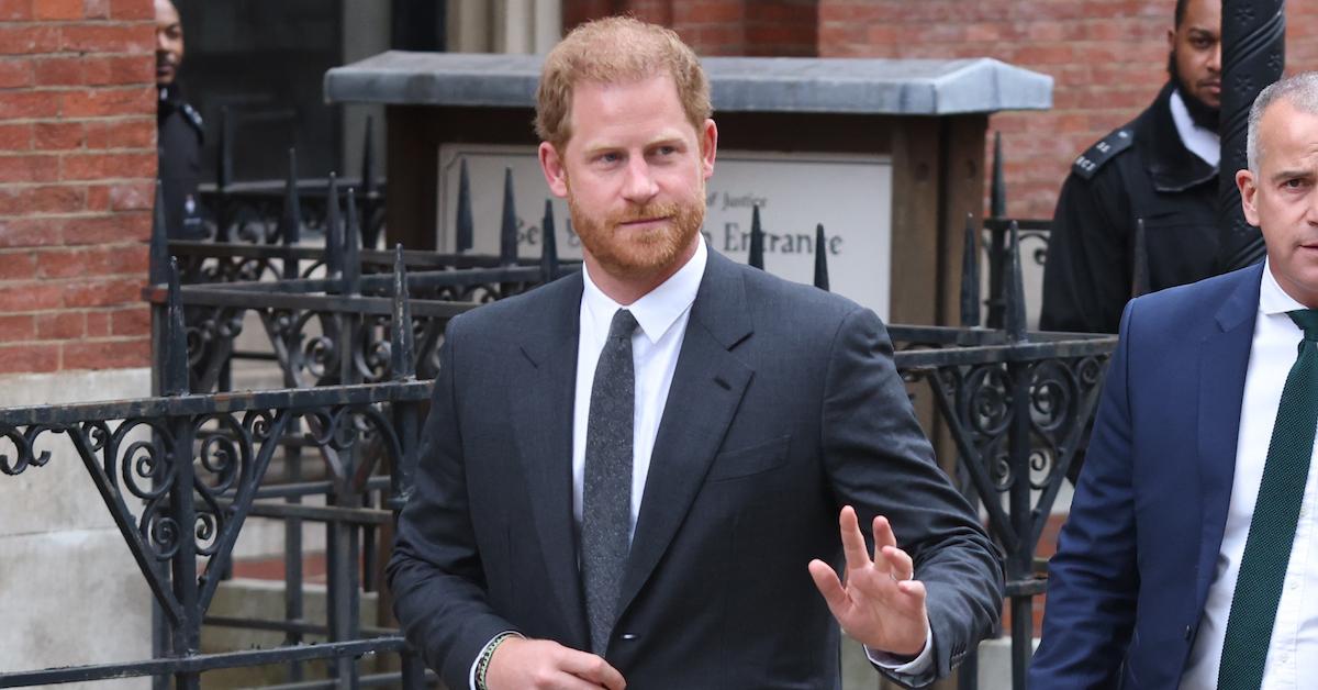 Prince Harry at the Royal Courts of Justice on March 30, 2023 in London, England.