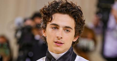 Timothée Chalamet at the 2021 Met Gala