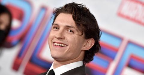 Tom Holland at the "Spider-Man: No Way Home" Los Angeles Premiere on Dec. 13, 2021