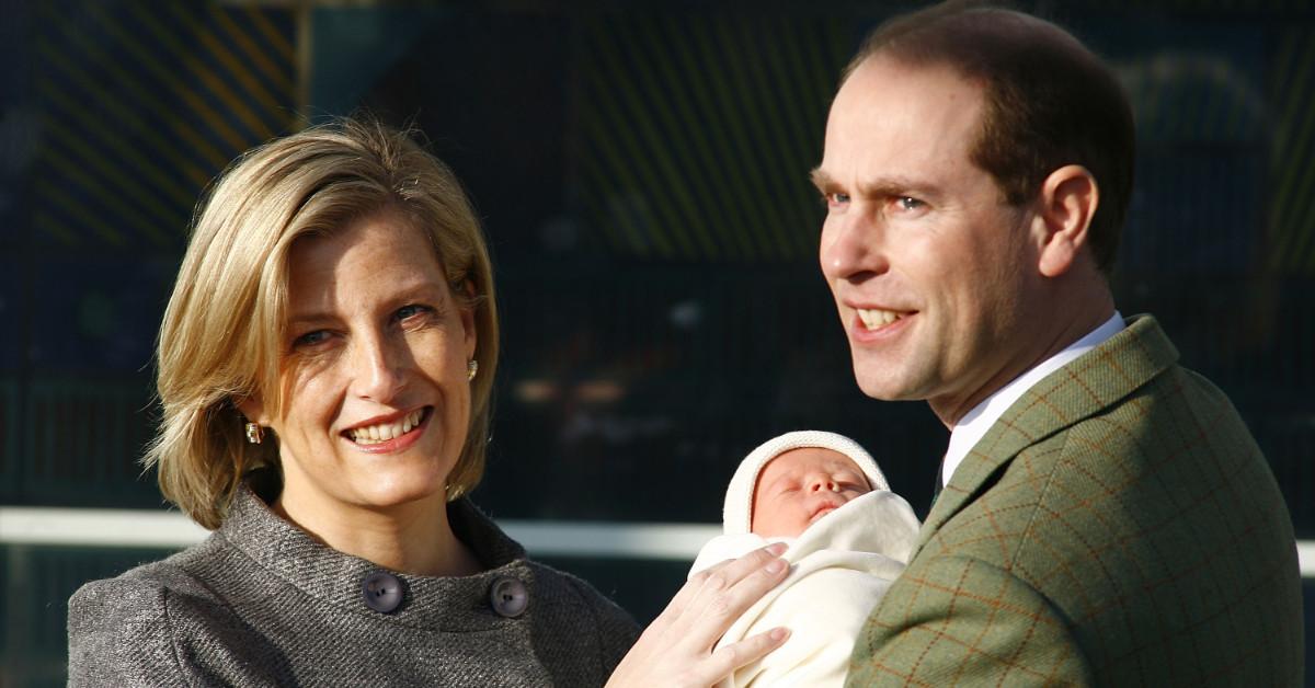Sophie and Prince Edward with son James in 2007