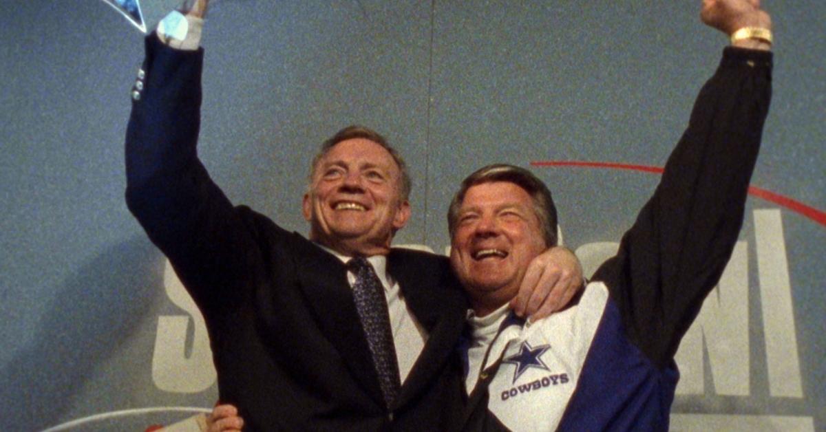 Jerry Jones (L) and Jimmy Johnson (R)