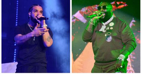 (L-R): Drake performs; Rick Ross performs