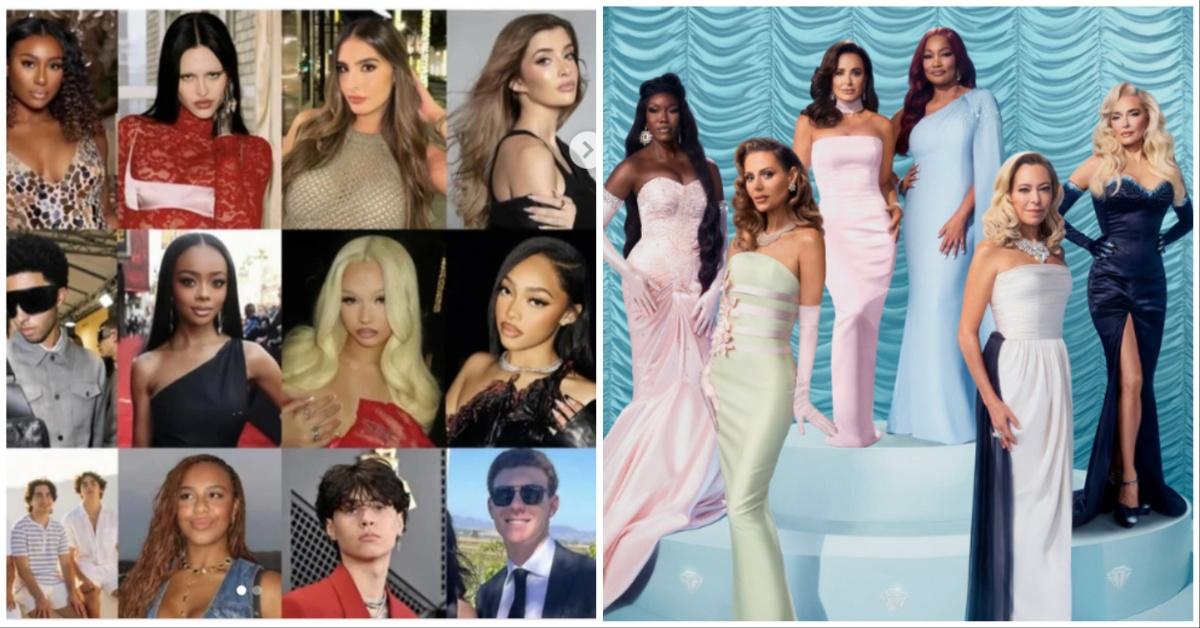 The cast on "Next Gen NYC and "The Real Housewives of Beverly Hills. "