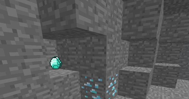 Diamonds in 'Minecraft'