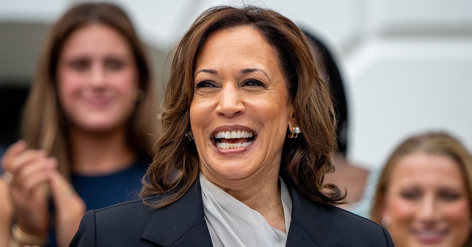 Kamala Harris smiling