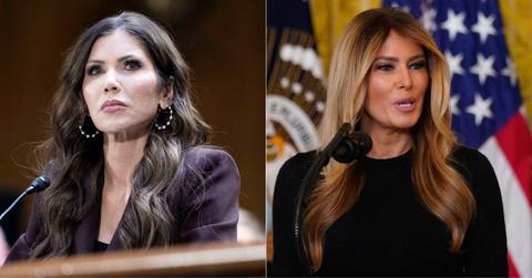 Kristi Noem; Melania Trump