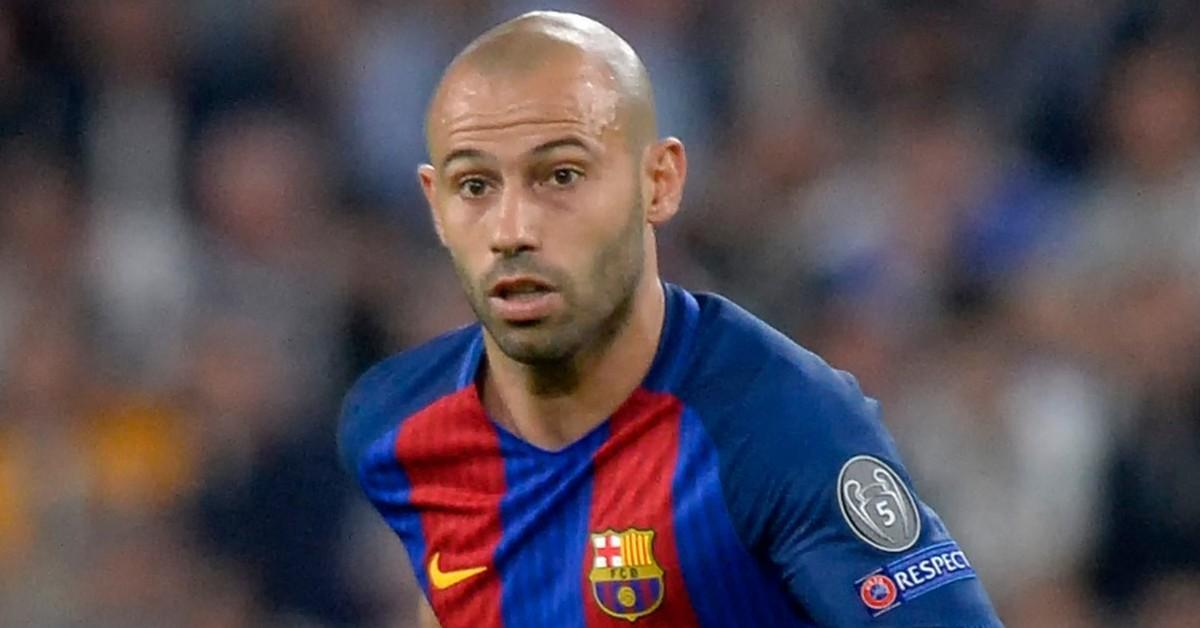 Javier Mascherano playing before becoming a coach