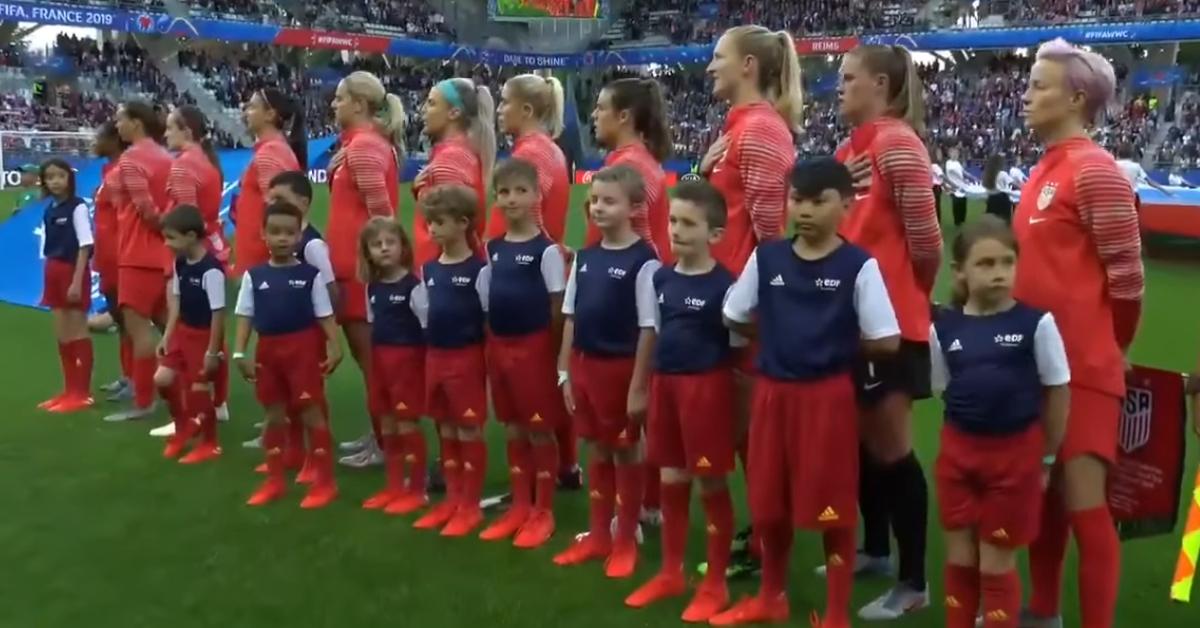 Why Do Soccer Players Walk Out With Kids The Reason   Uswnt Walks Out With Kids 1690485151609 