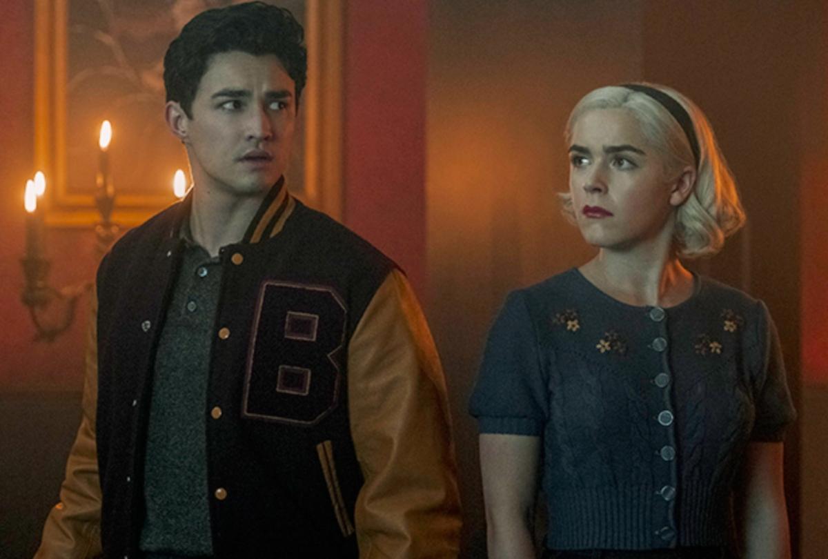 Jughead Jones and Sabrina Spellman on 'Chilling Adventures of Sabrina'