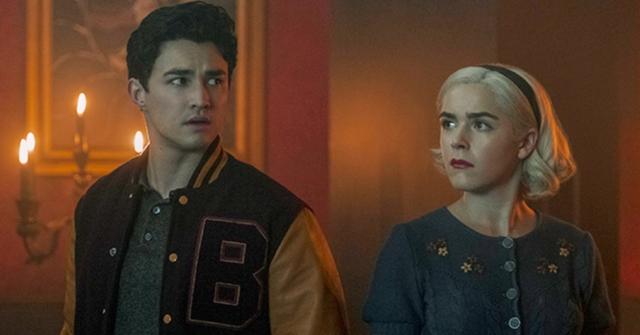 Jughead Jones and Sabrina Spellman on 'Chilling Adventures of Sabrina'