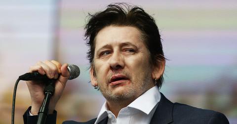 Shane MacGowan of The Pogues performs on stage at British Summer Time Festival at Hyde Park on July 5, 2014 in London,