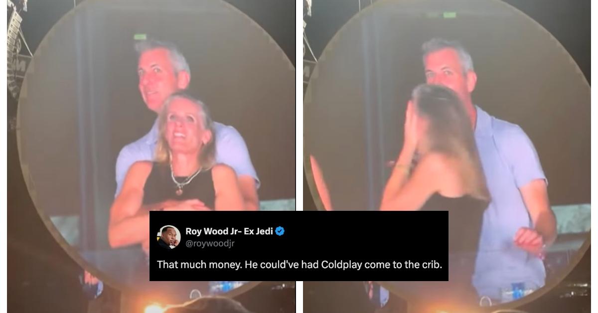 Coldplay concert cheating memes