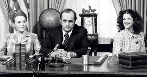 Madeline Kahn, Bob Newhart and Gilda Radner during 'First Family'