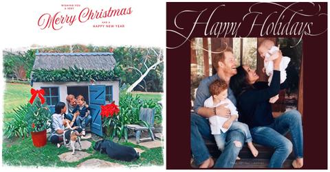 Prince Harry and Meghan Markle Christmas cards