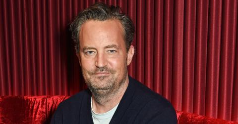 Matthew Perry poses at a photocall for "The End Of Longing", a new play which he wrote and stars in at The Playhouse Theatre, on February 8, 2016 in London
