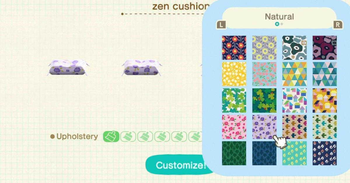 animal crossing new horizons sable patterns tailor