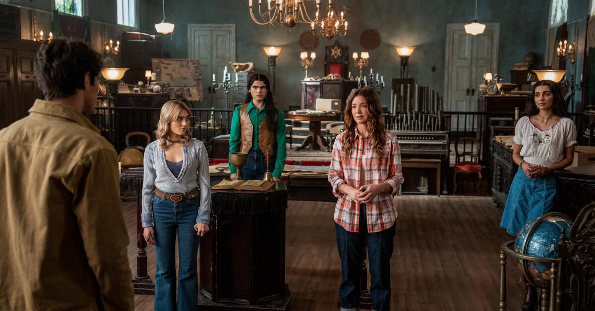 Meg Donnelly as Mary Campbell, JoJo Fleites as Carlos Cervantez, Bianca Kajlich as Millie Winchester