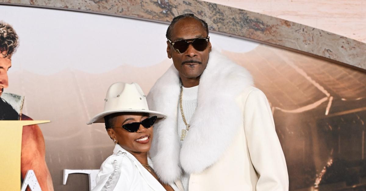 Snoop Dogg and his wife, Shante Taylor Broadus