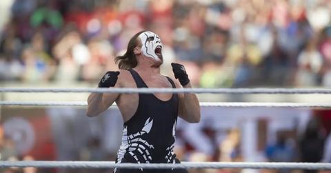 Sting at WrestleMania in 2015