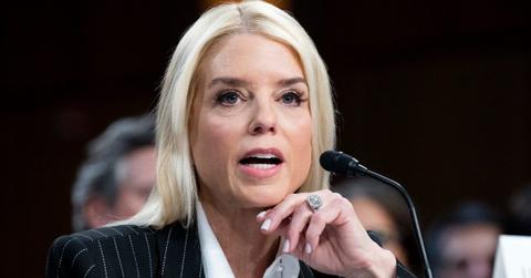 Pam Bondi and her engagement ring at the 2025 Senate Nomination Hearing.