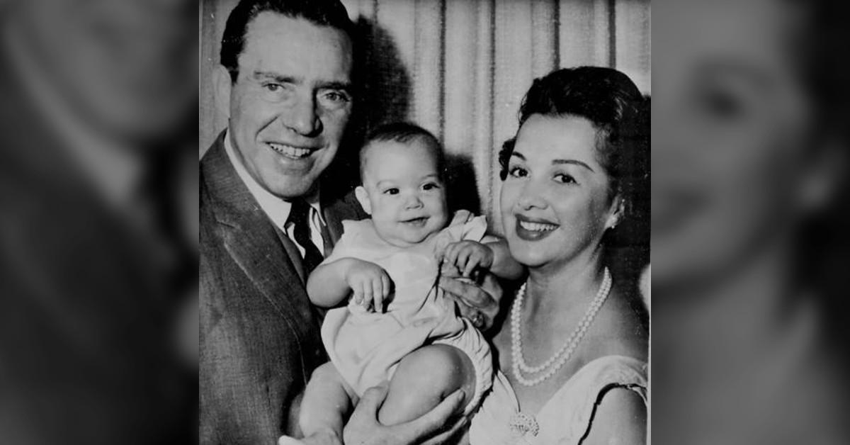 Brendan O'Brien with his parents, Edmond O'Brien and Olga San Juan