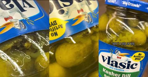 Woman Swears She Found a Frog in Vlasic Pickle Jar