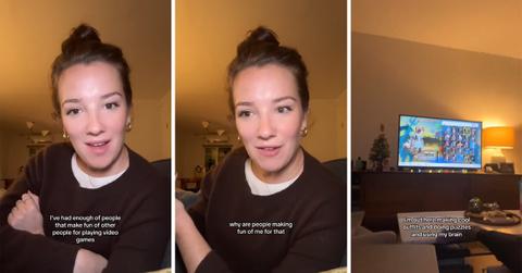 Woman bullies female gamer