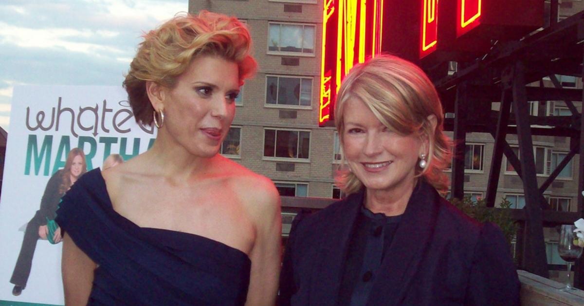 Martha Stewart and her daughter at a premiere party in 2008.