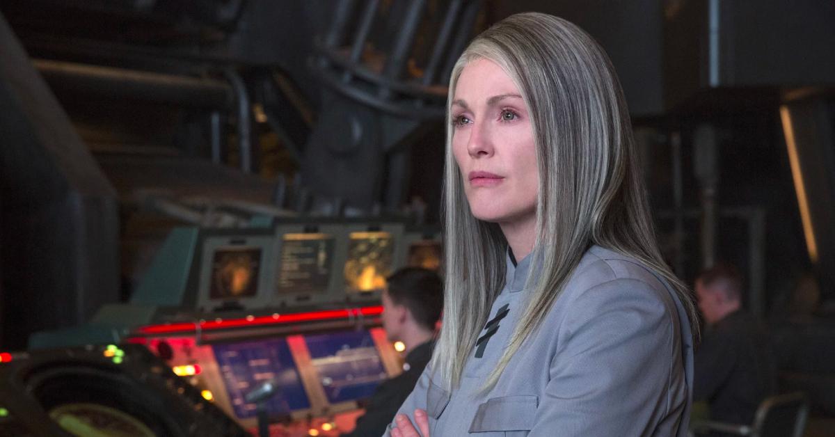 Alma Coin (Julianne Moore) in 'The Hunger Games: Mockingjay — Part 1'