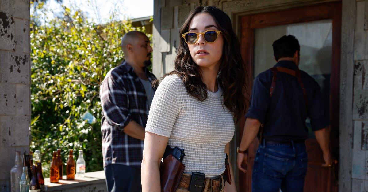 Lala wearing sunglasses in 'NCIC: ORIGINS'.
