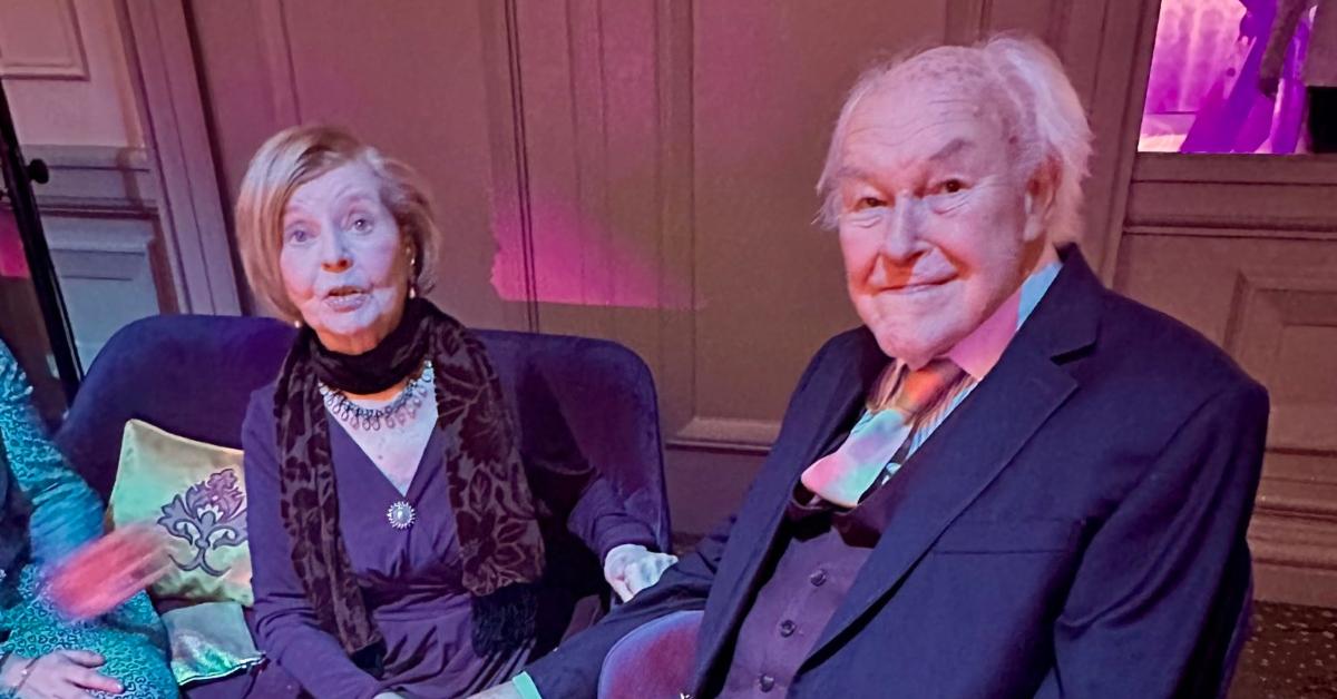 (l-r): Prunella Scales and Timothy West