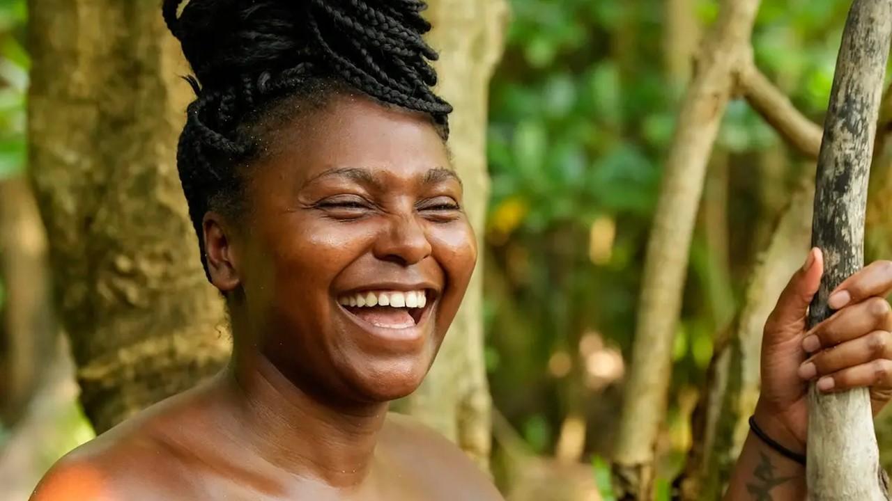 Katurah smiling on 'Survivor 45'