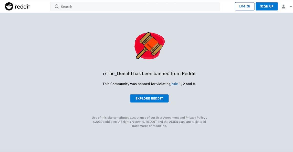 reddit ban