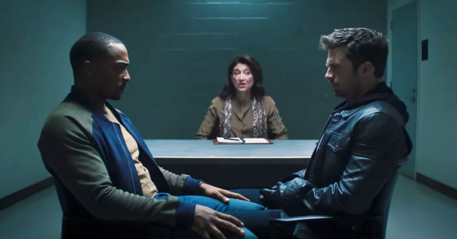 Sam and Bucky working out their differences.