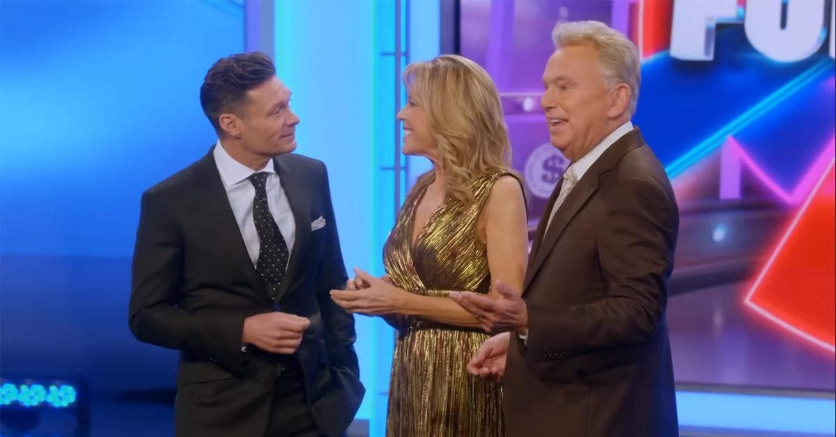 Pat Sajak and Vanna White welcome Ryan Seacrest