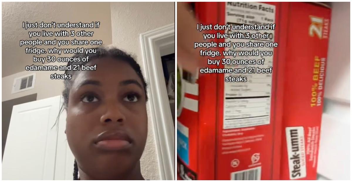 tiktok woman says roommate buys in bulk and hogs freezer with frozen food they have no room for