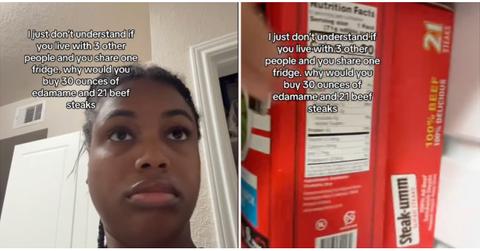 tiktok woman says roommate buys in bulk and hogs freezer with frozen food they have no room for