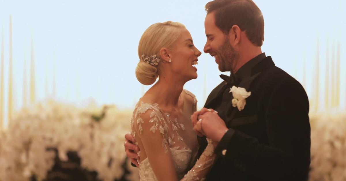 (l-r): Heather Rae El Moussa and Tarek El Moussa's wedding
