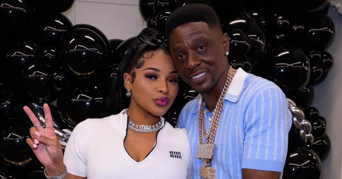 Rajel and Boosie at their baby shower