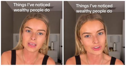 TikToker @spicybells reveals things that wealthy people always do.