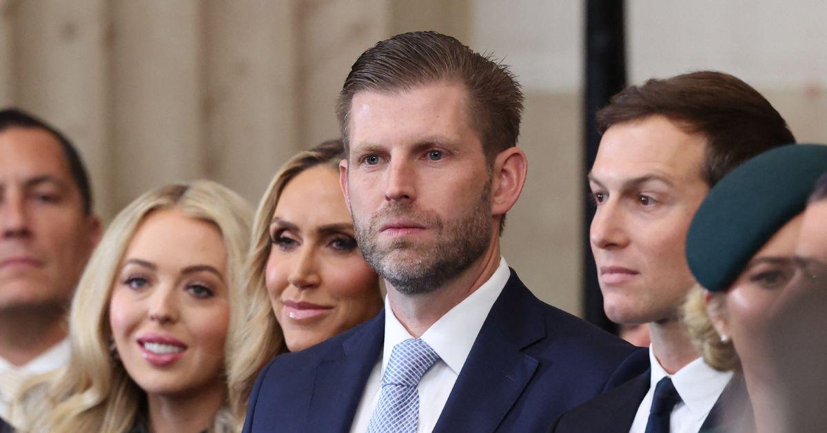 Eric Trump at his father's second swearing in. 