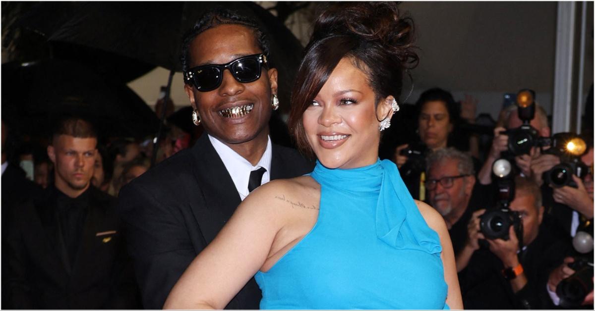 A$AP Rocky and Rihanna on the red carpet together
