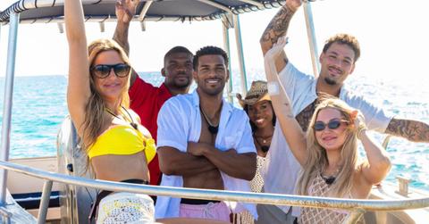 Season 7 of 'Love Island USA' cast on a boat.