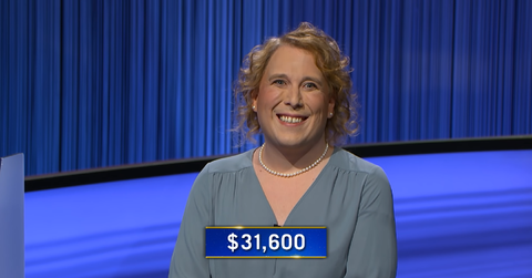Amy Schneider on her first 'Jeopardy!' win
