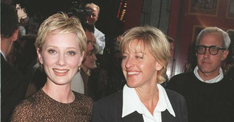 (l-r): Anne Heche and Ellen DeGeneres