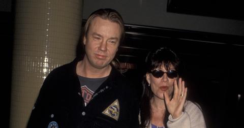 Jack White and Katey Sagal walking together in 1994.
